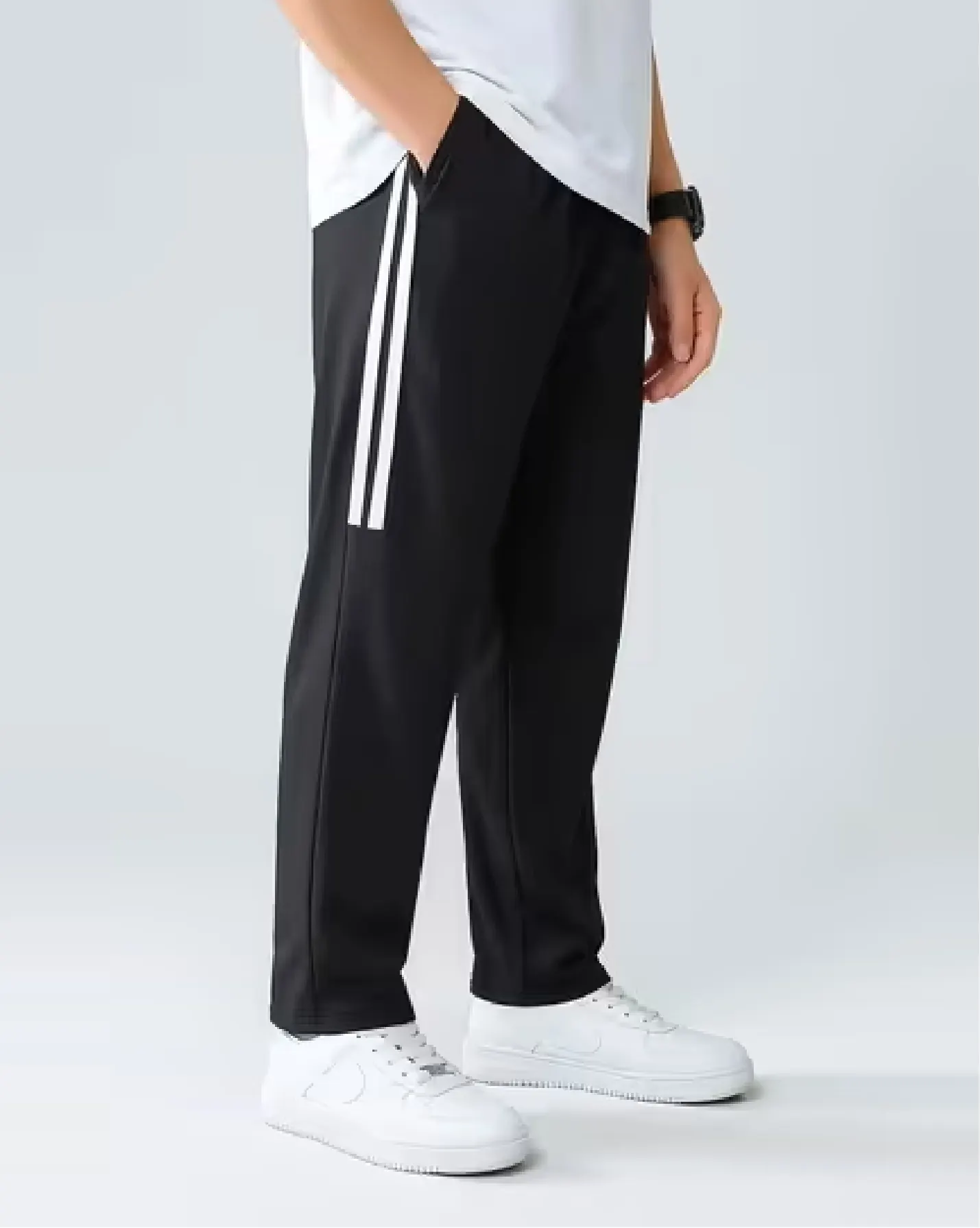 Basic Trackpants With Zip Pocket